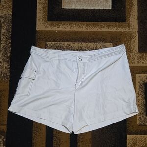 Catalina Women's White Cargo Shorts